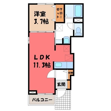 クアトロの物件間取画像